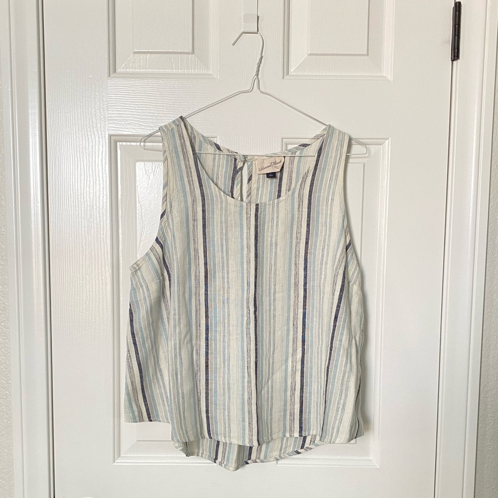Universal thread cropped sleeveless tank top